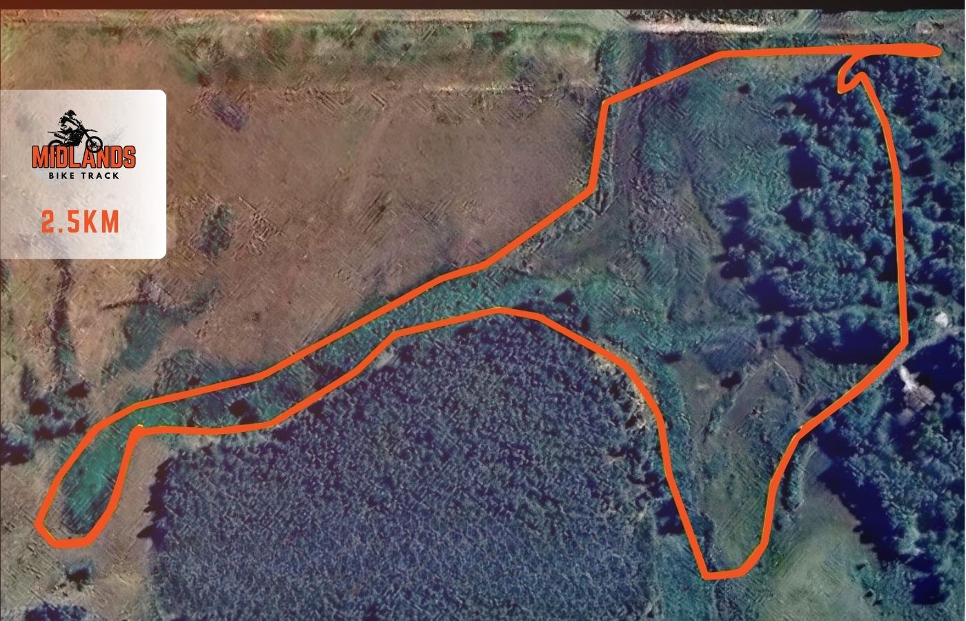 Midlands Bike Track Map